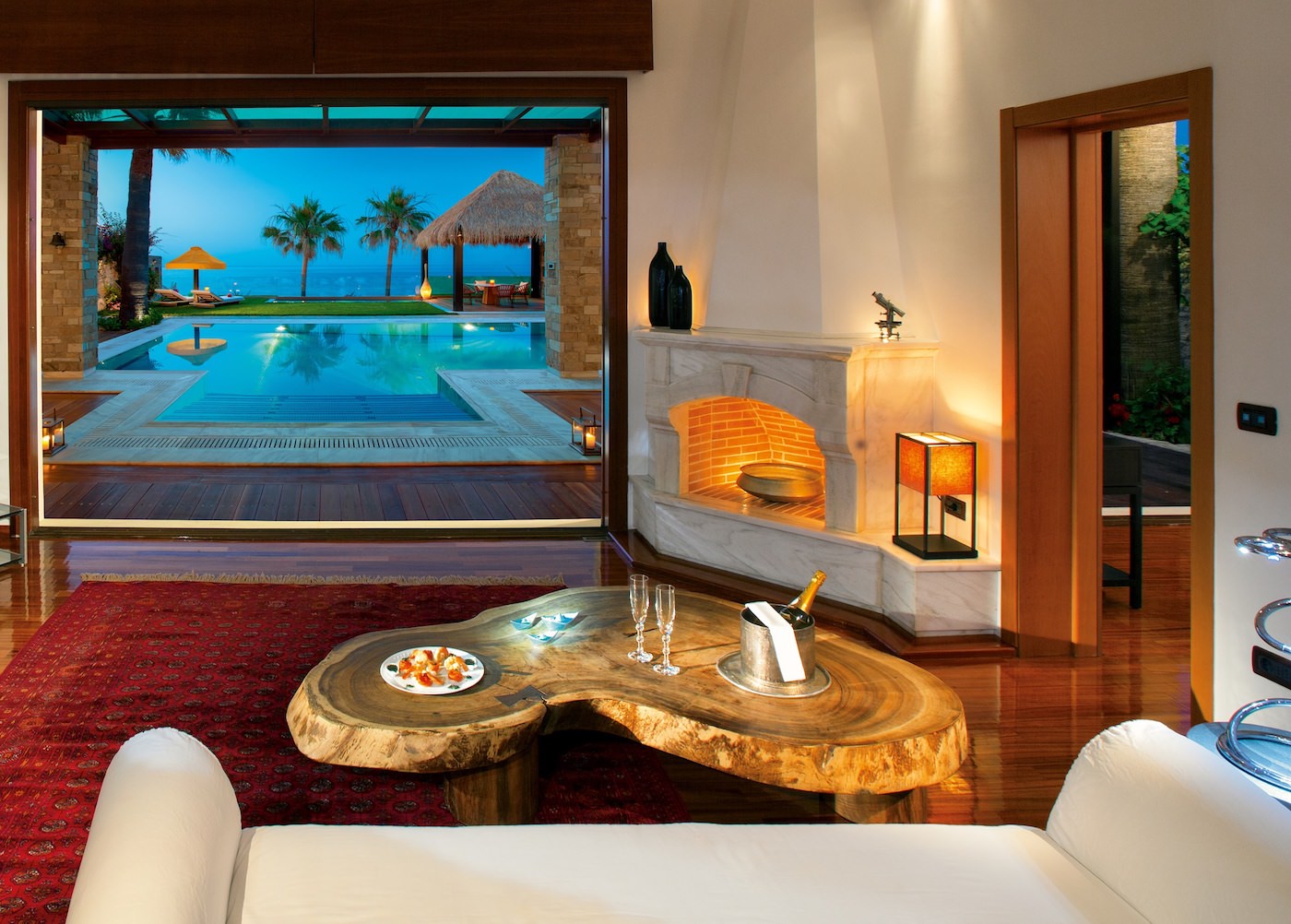 Four-bedroom private Estate Greece ultra luxury villa Greece IMPERIAL SPA VILLA with private heated pool Living Room Porto Zante Villas & Spa Zakynthos Island