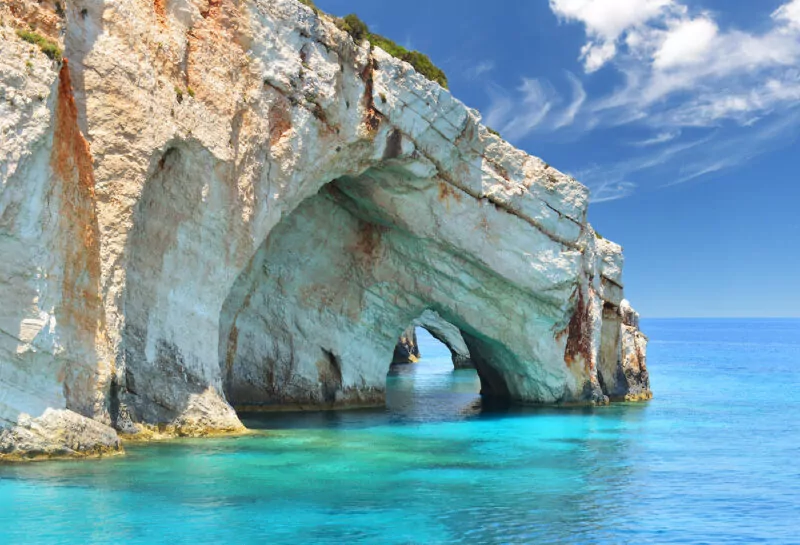 Blue caves